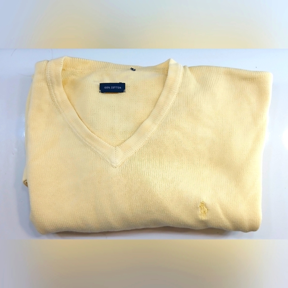 Polo V-neck Sweater